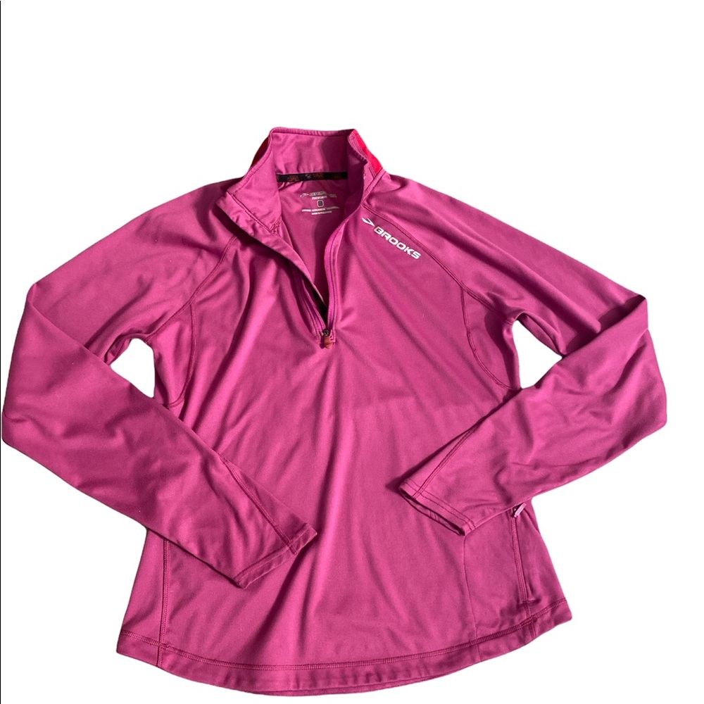 Brooks running 1/4 zip jacket